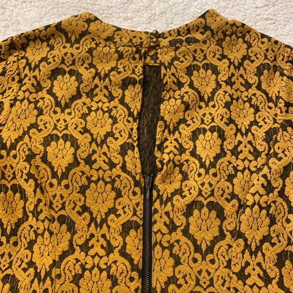 Mustard Yellow vintage dress ✨LAST CHANCE - Picture 3 of 4